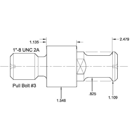 Tj Davies Co PULL BOLT PULL BOLT 3